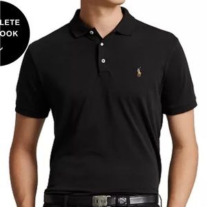 NWOT Polo Ralph Lauren Black Polo Shirt -XL
